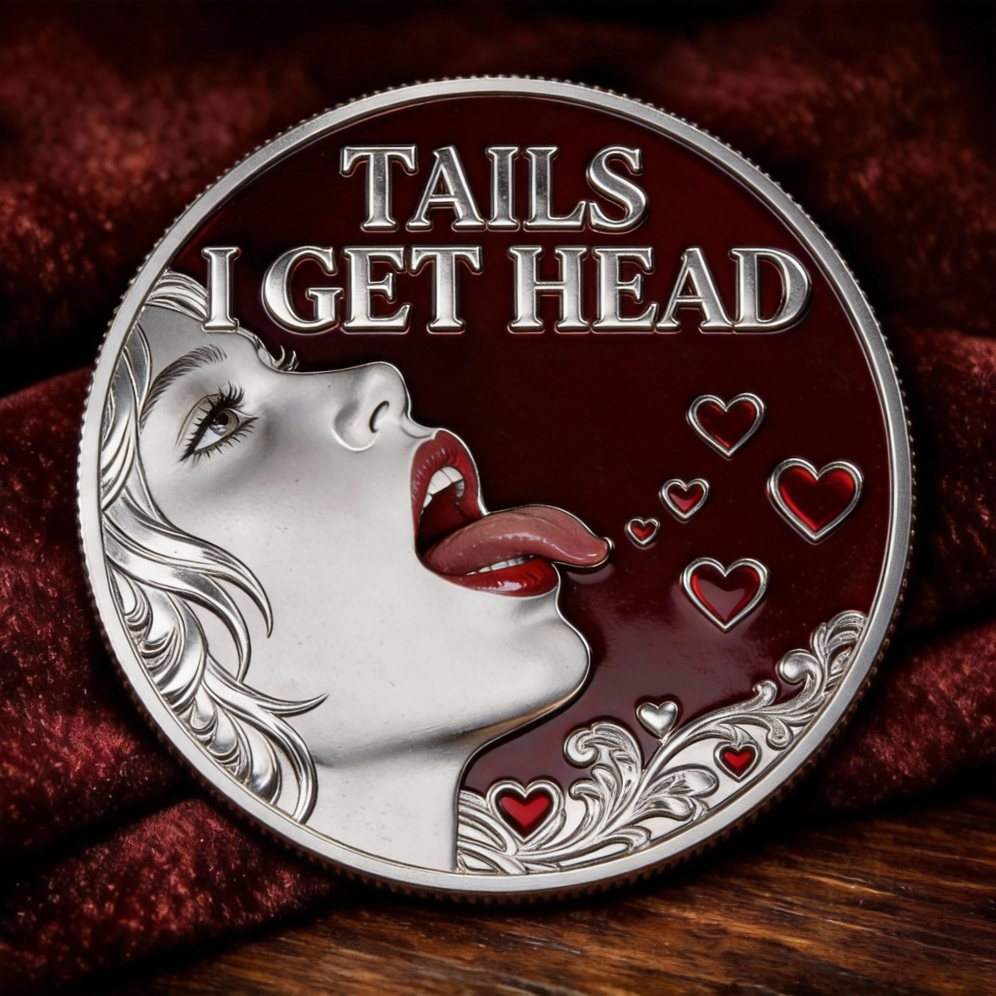 🌹Valentine Last Day Sale 58% OFF❤️The Lucky Desire Commemorative Coin (Heads I Get Tail / Tails I Get Head)