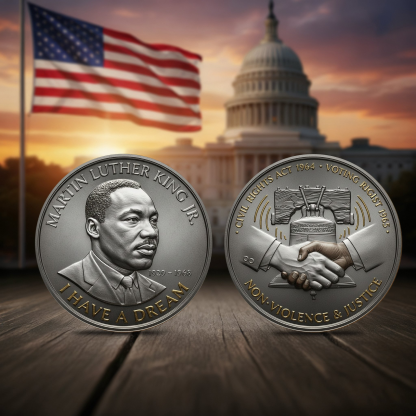 💥Last Day 49% OFF -Martin Luther King Jr. Commemorative Coin