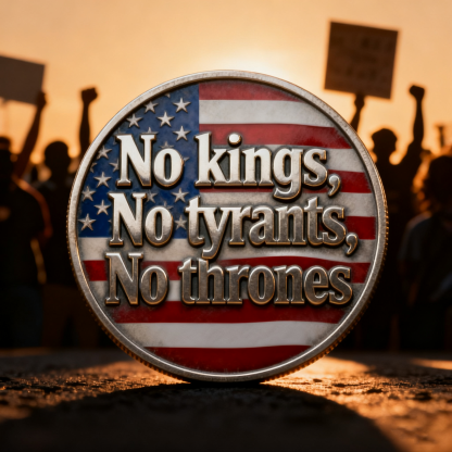 🇺🇸 No Kings. No Tyrants. No Thrones. — The Spirit of 1776, Forged in Metal
