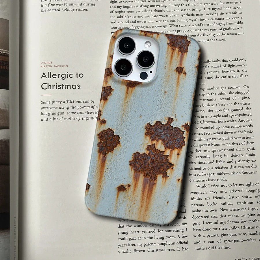 Rusty Metal Texture iPhone Case