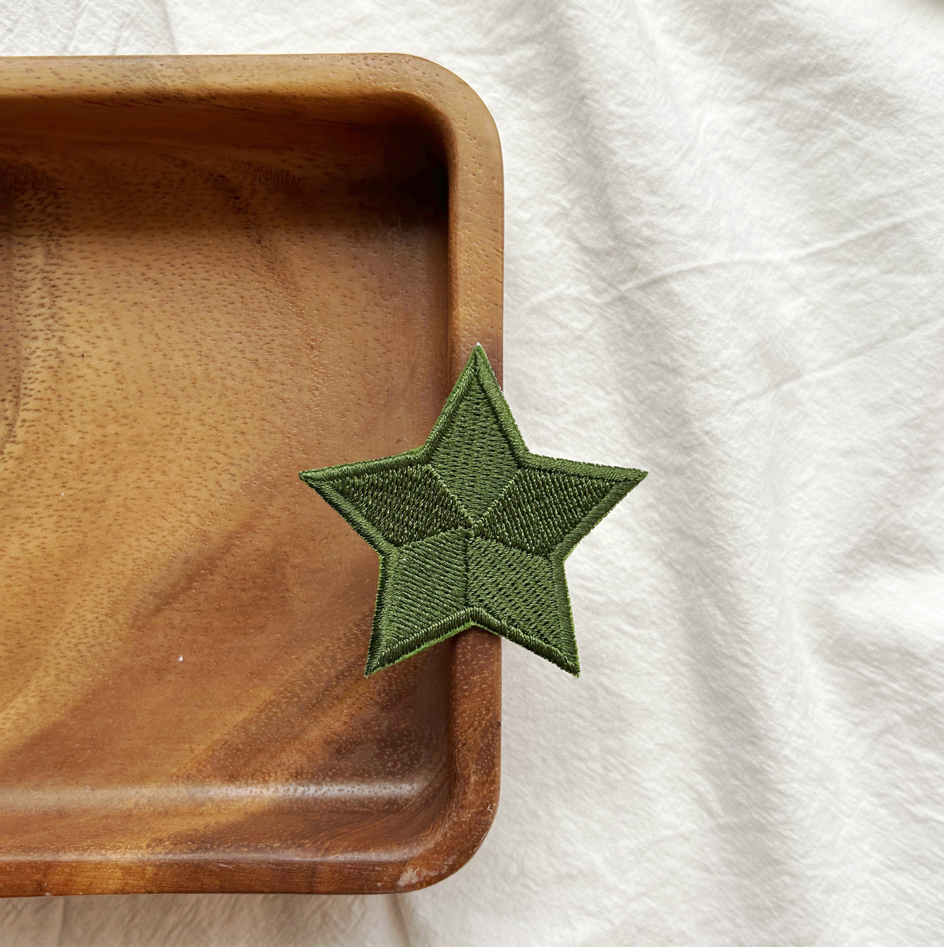 Green Stars Patches 3Pcs