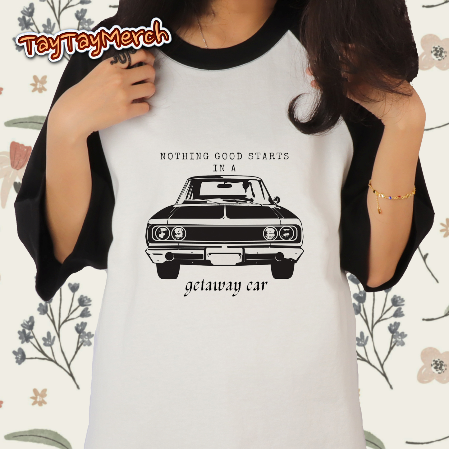Getaway Car Raglan Tee