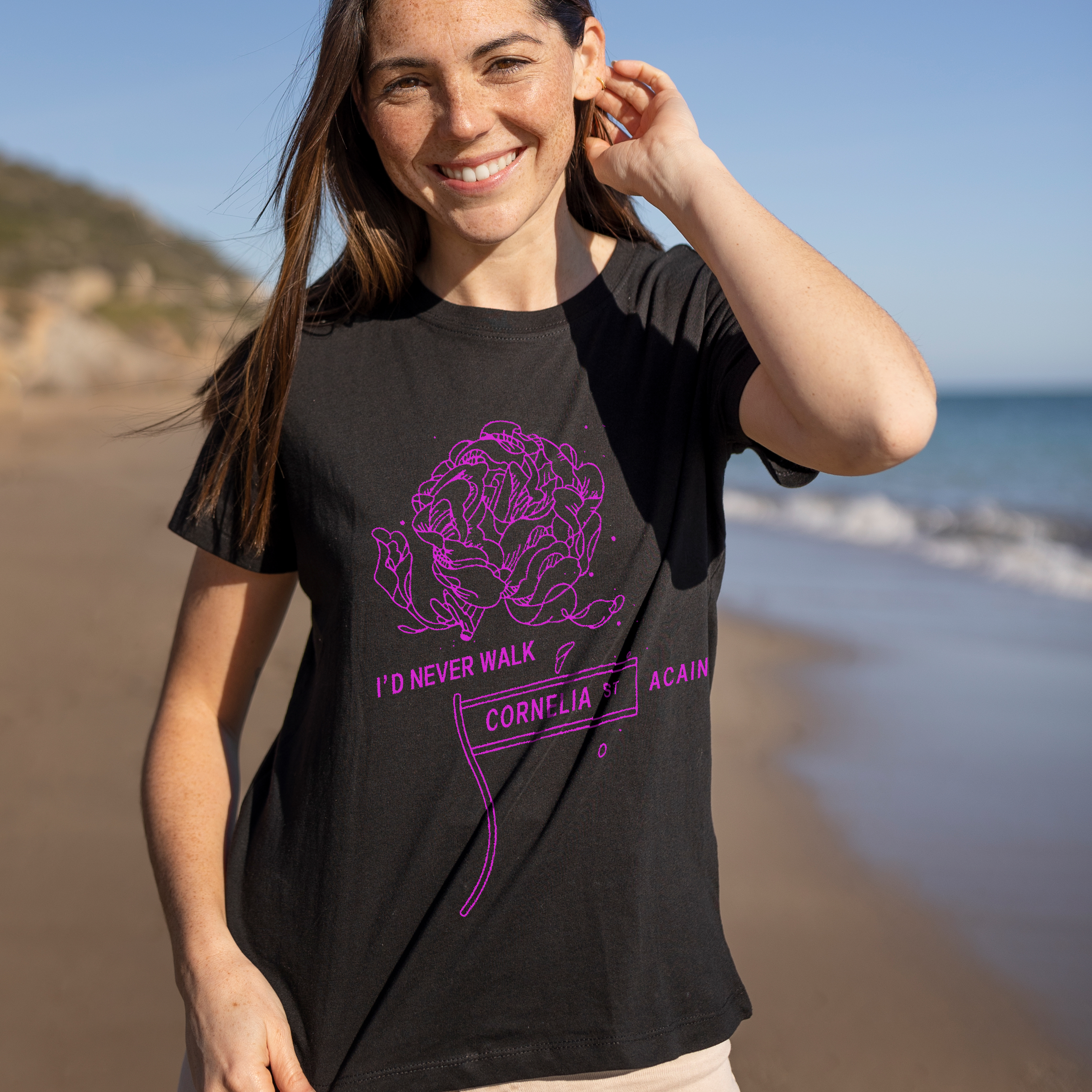Cornelia Street Flower Graphic Tee