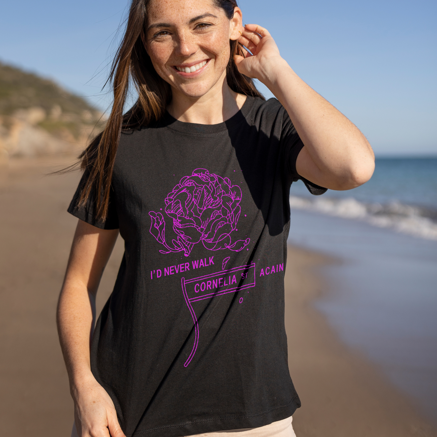 Cornelia Street Flower Graphic Tee