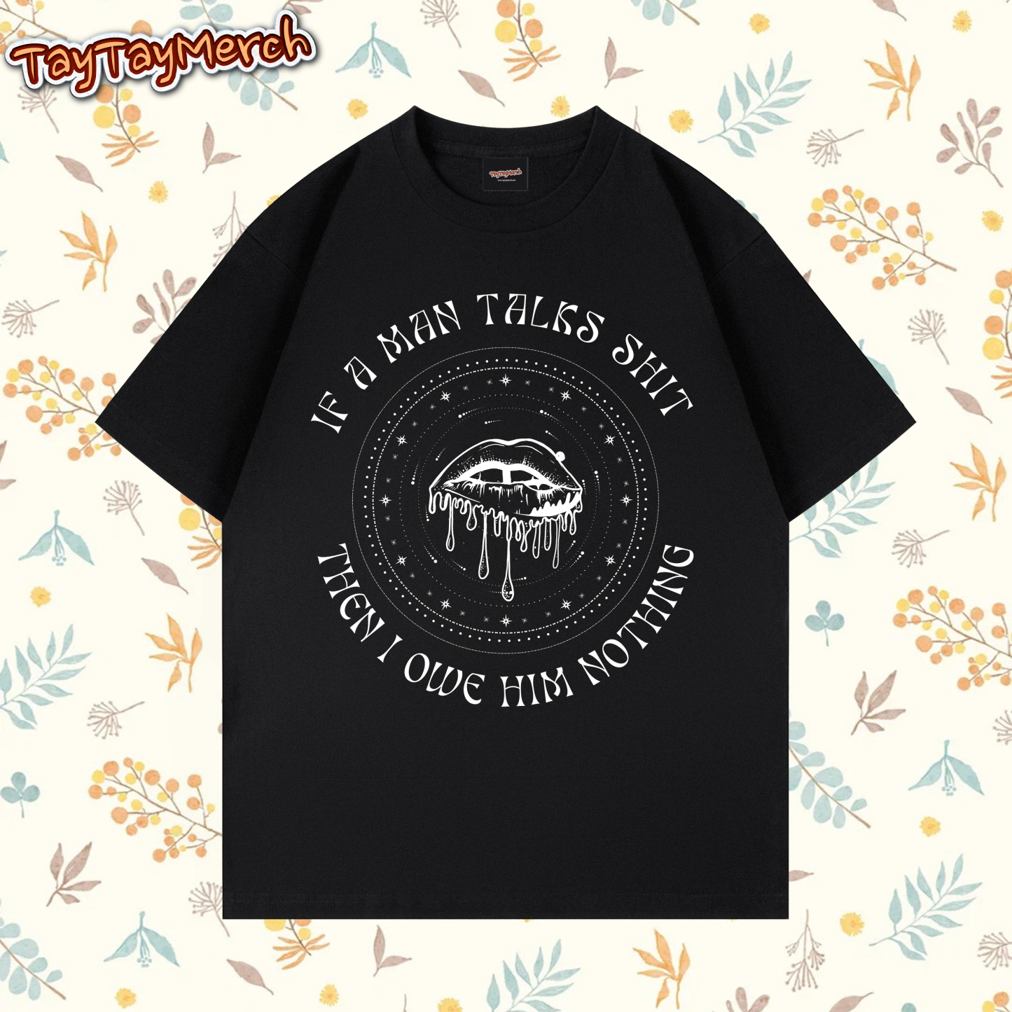 'I Did Something Bad' Mouth Graphic Tee
