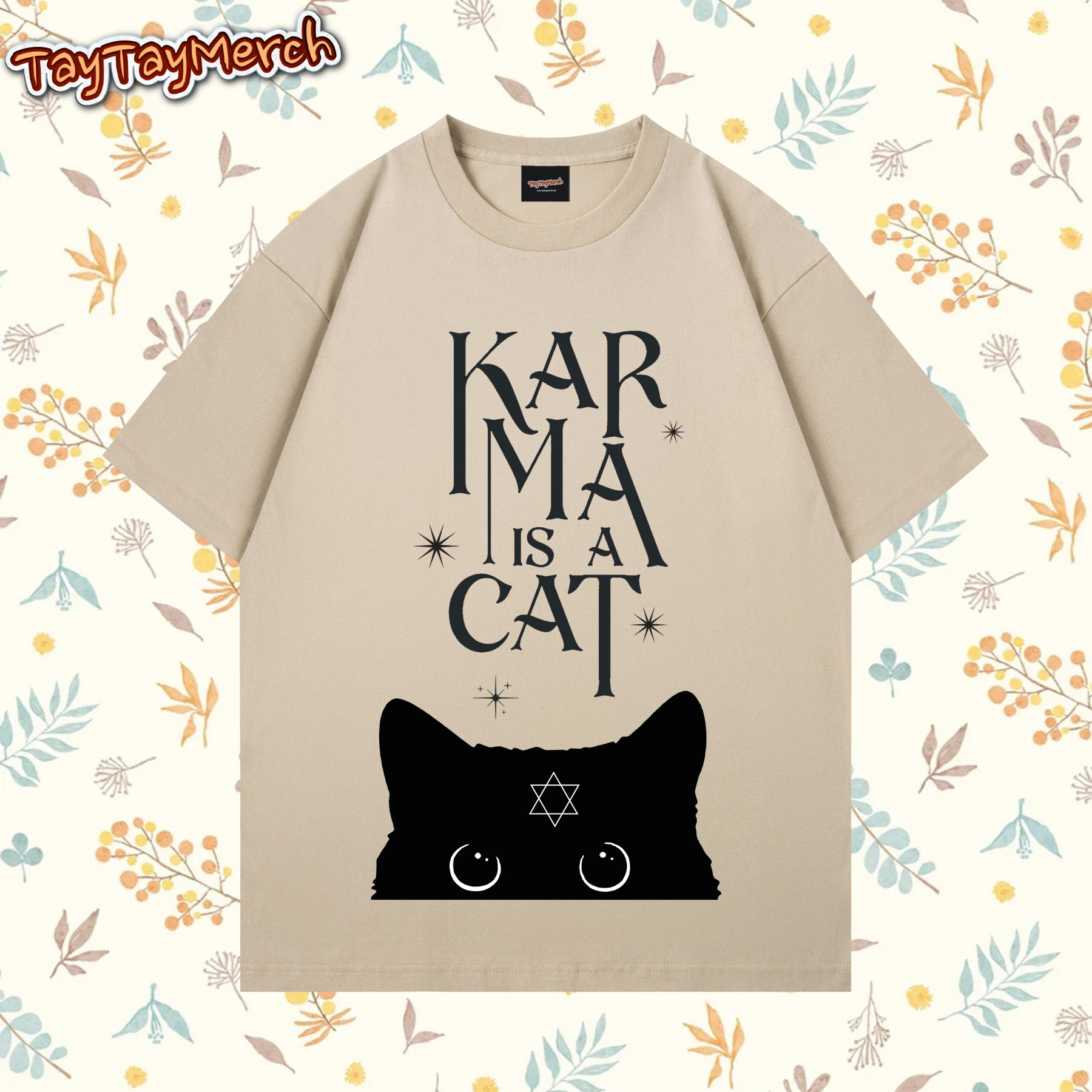 Karma Is A Cat Graphic Tee