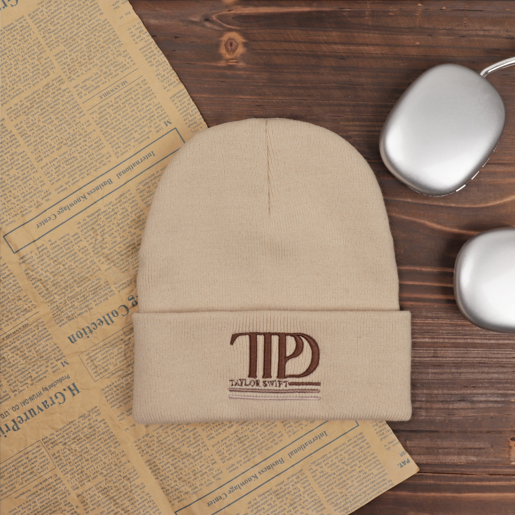 TTPD Beige Beanie