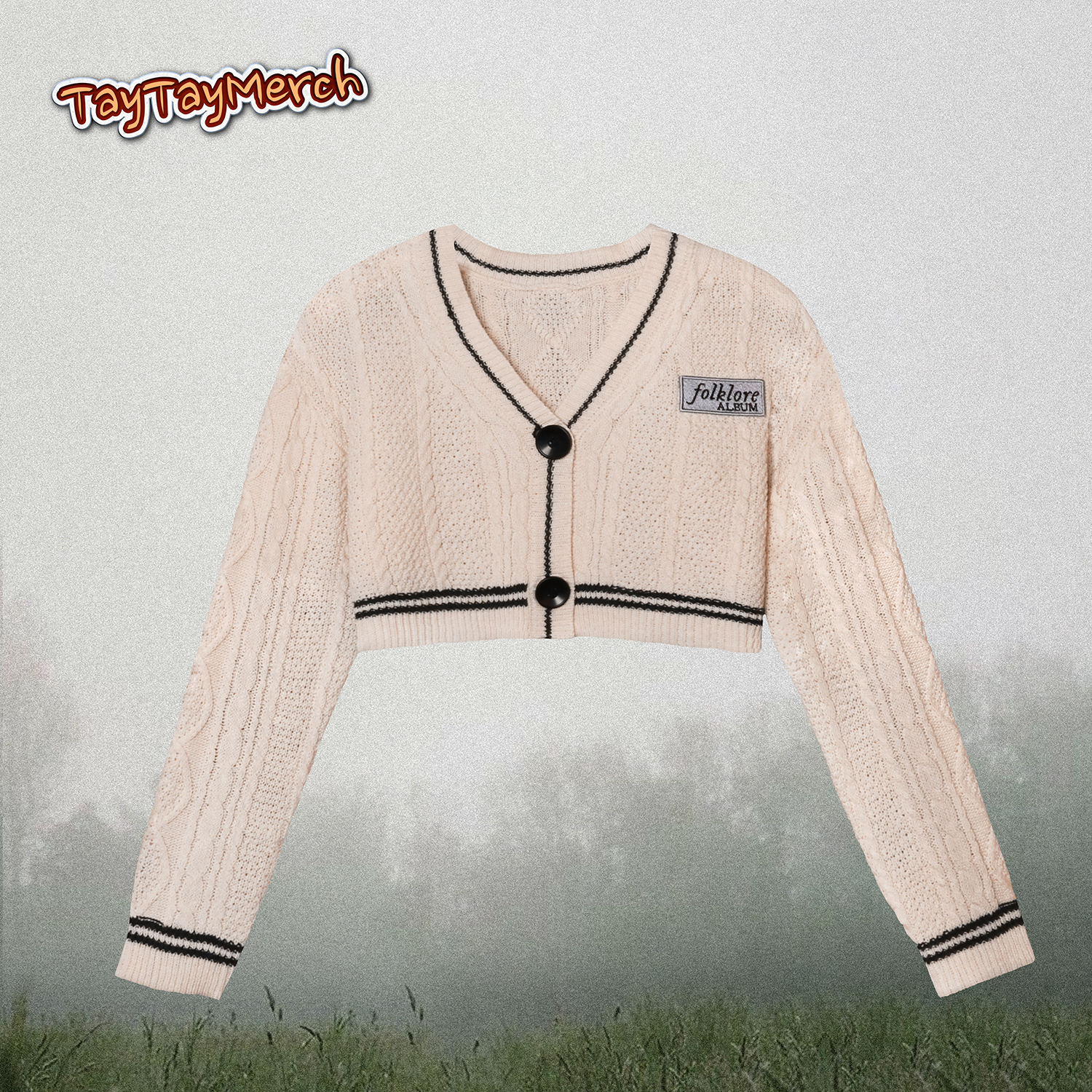 Folklore Inspired Crop Cardigan