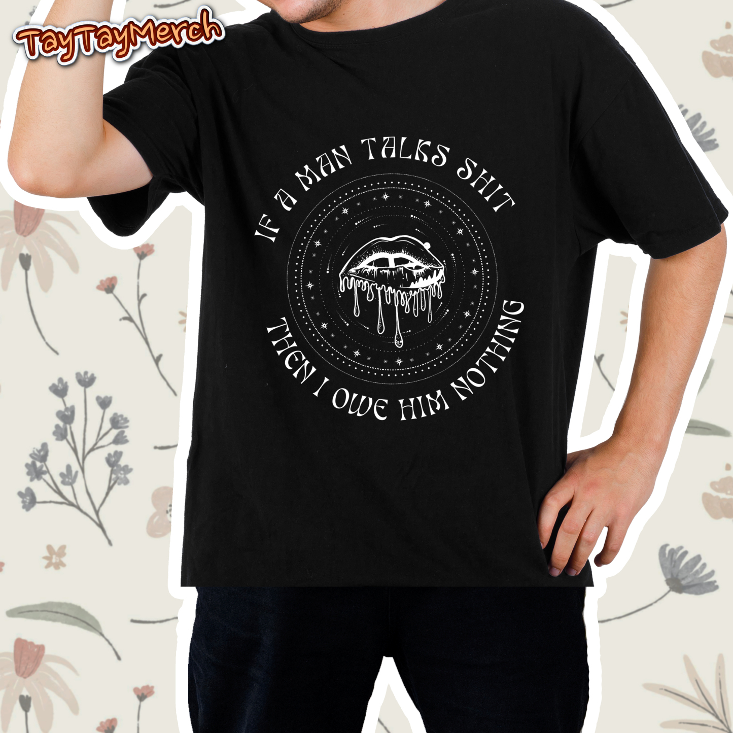 'I Did Something Bad' Mouth Graphic Tee