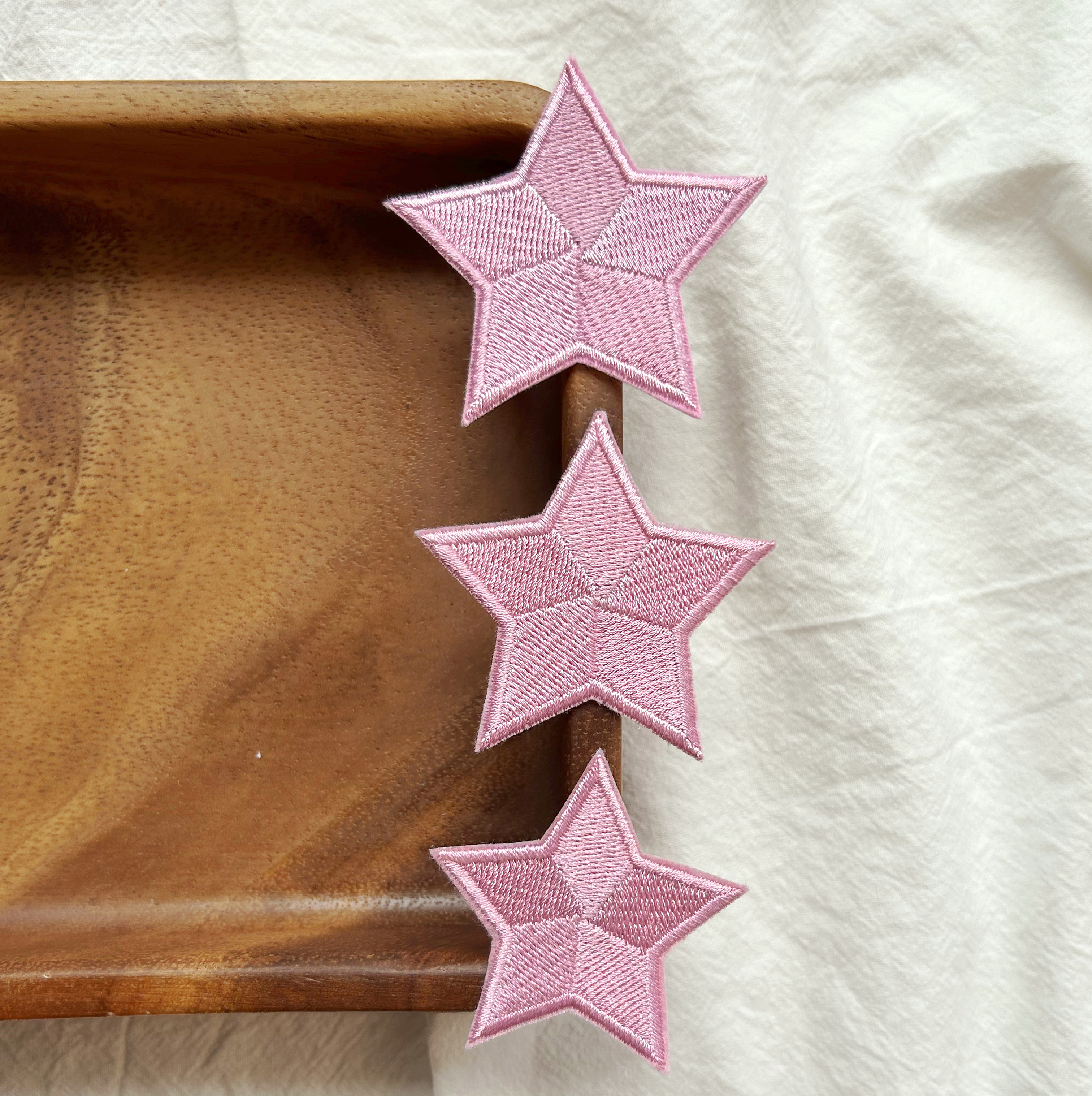 Pink Stars Patches 3Pcs