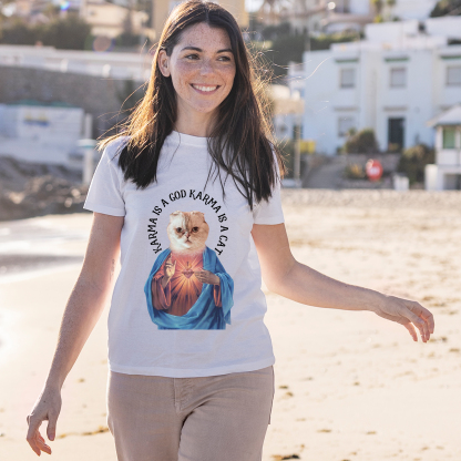 Karma Is A God Graphic Tee