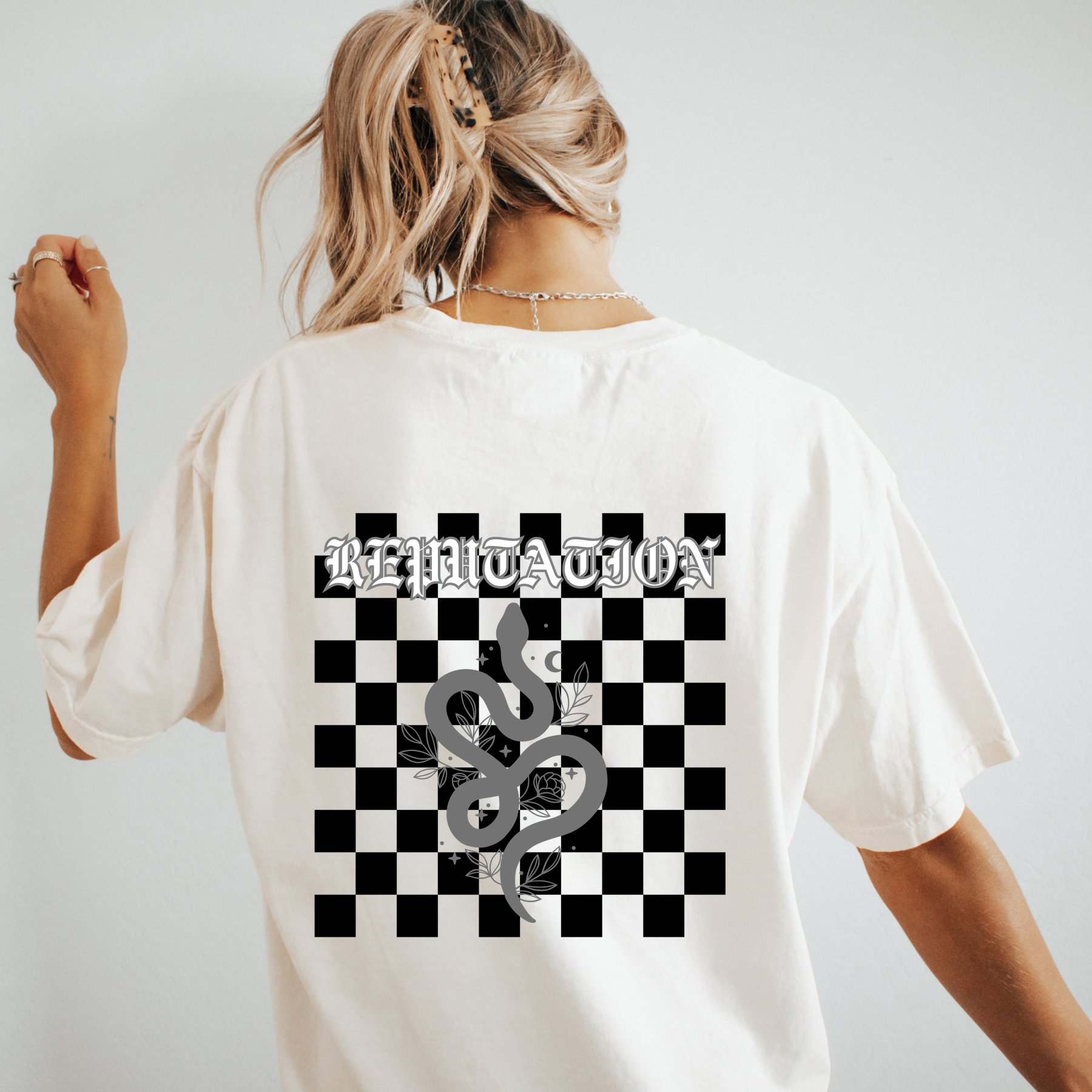 REP Checker Snake Graphic Tee