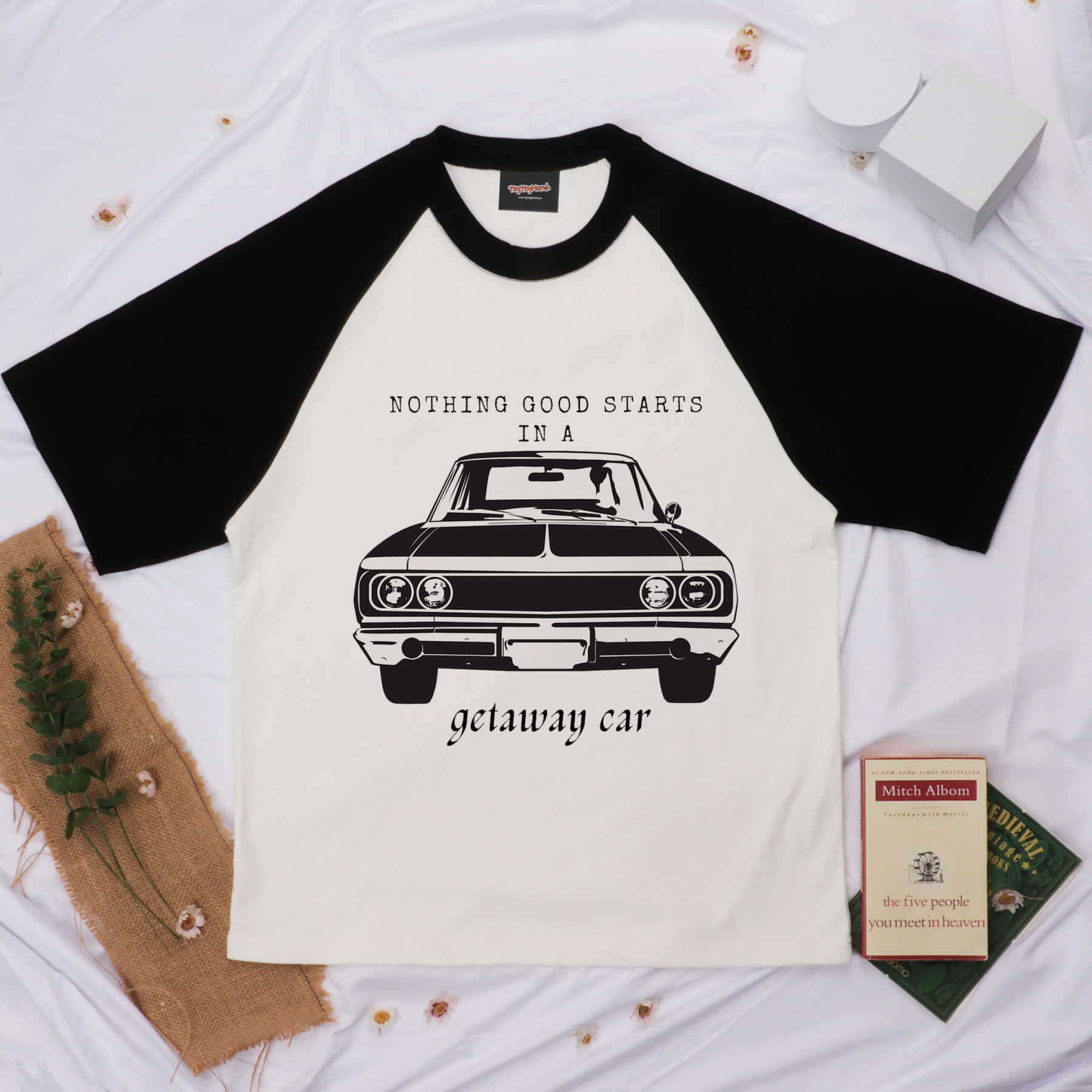 Getaway Car Raglan Tee