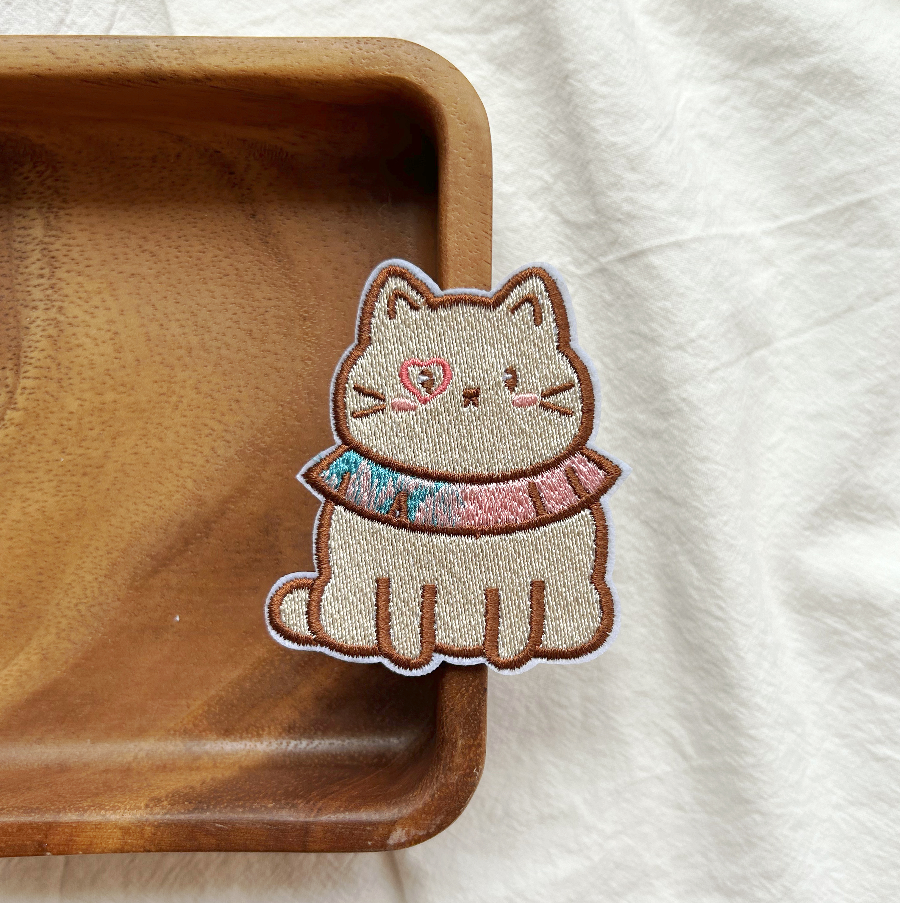 Lover Cream Cat Patch