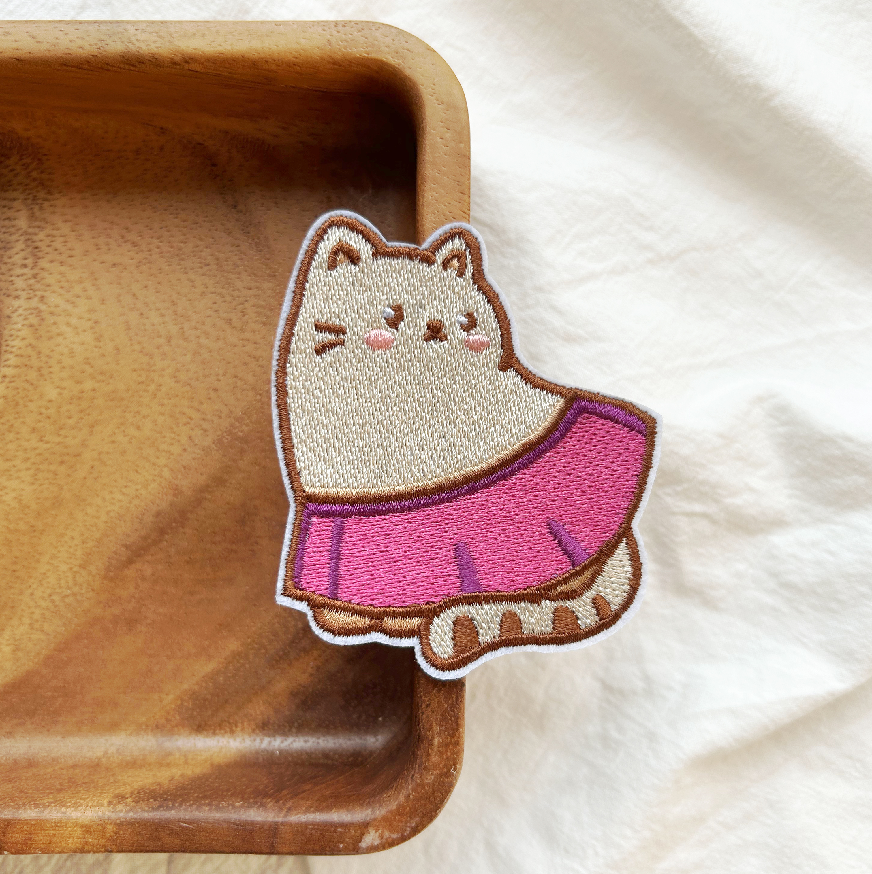 Speak Now Cream Cat Patch