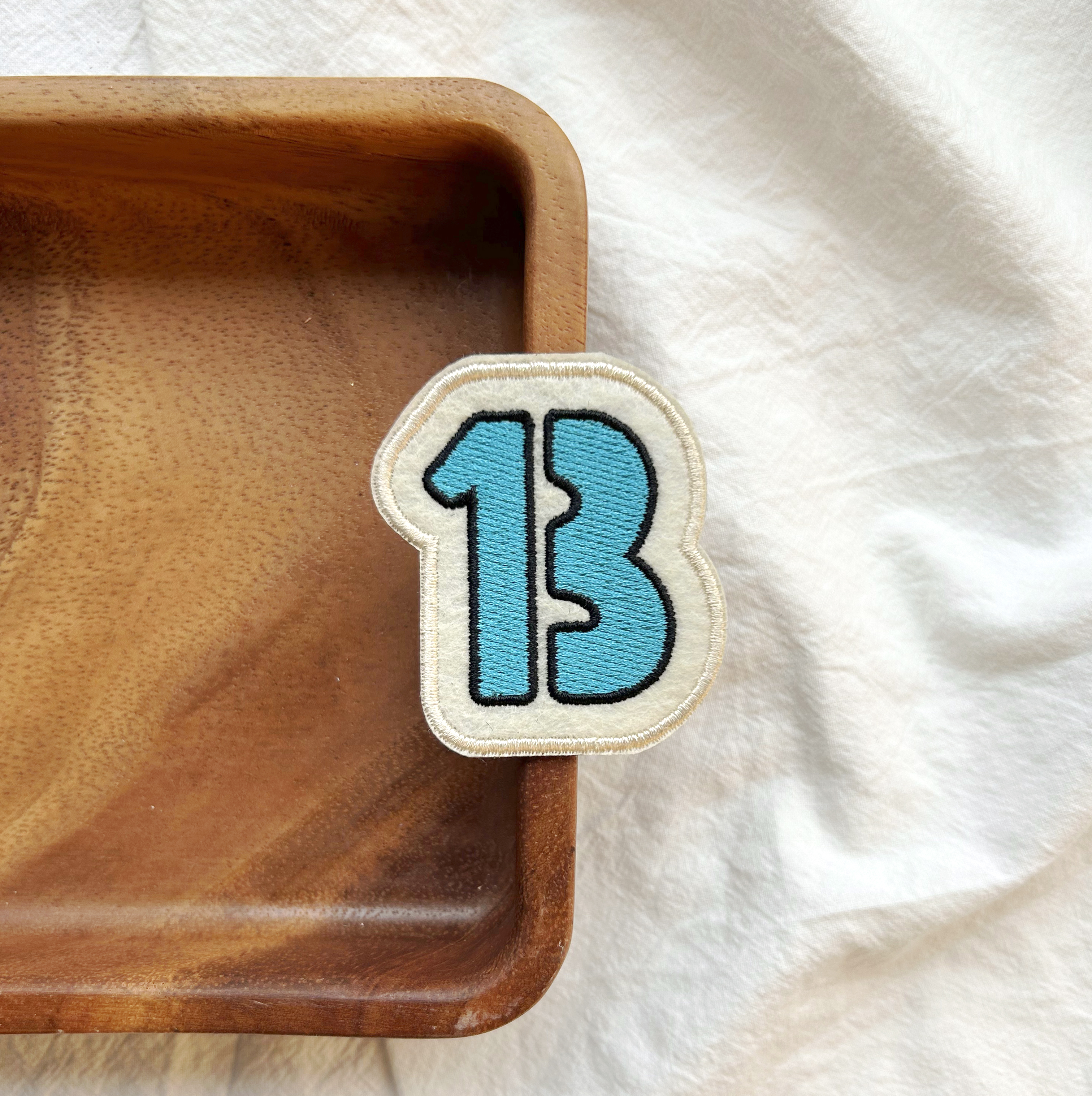 Blue 13 Patch