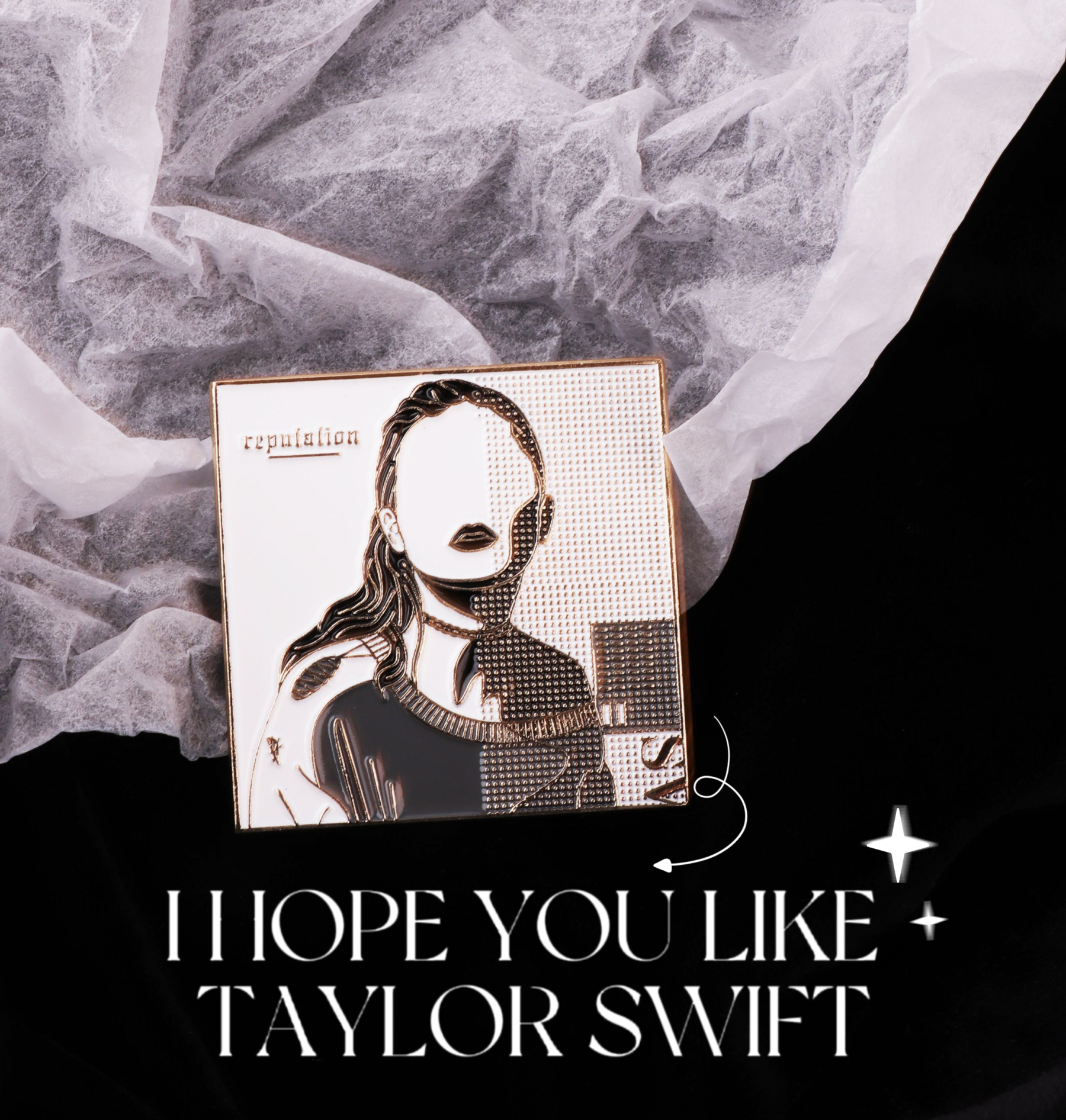 Reputation CD Cover Pin