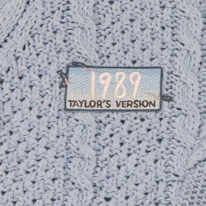 1989 Inspired Blue & Cream Cardigan