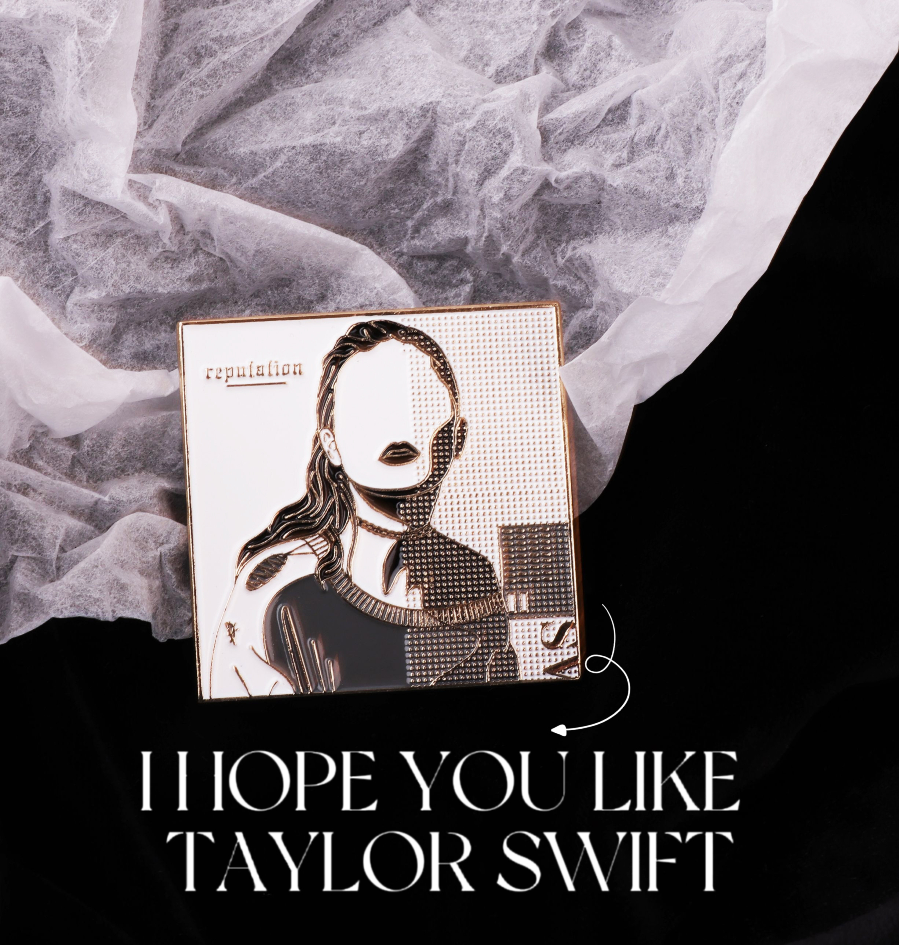 Reputation CD Cover Pin