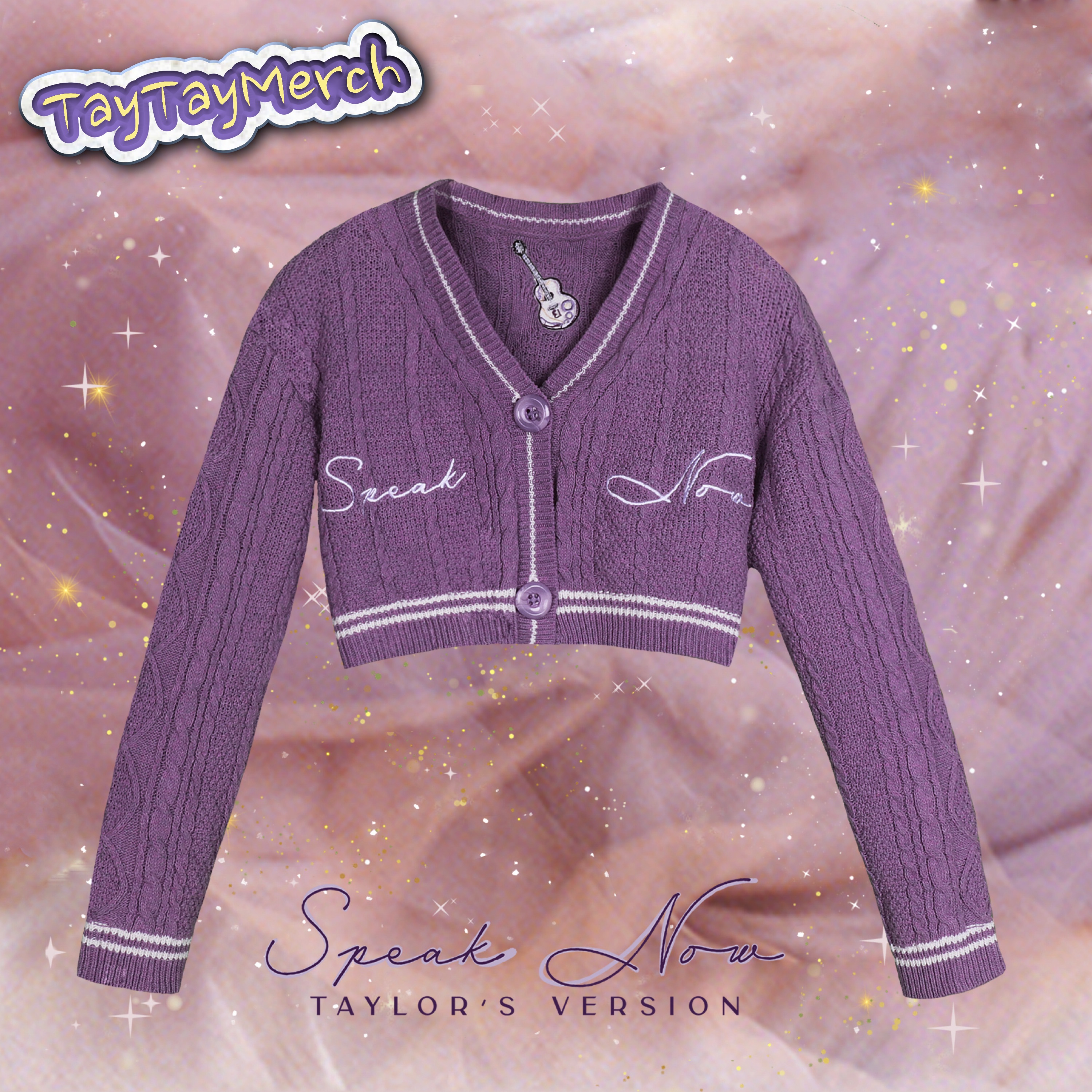 Speak Now Inspired Crop Cardigan