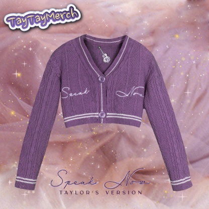 Speak Now Inspired Crop Cardigan