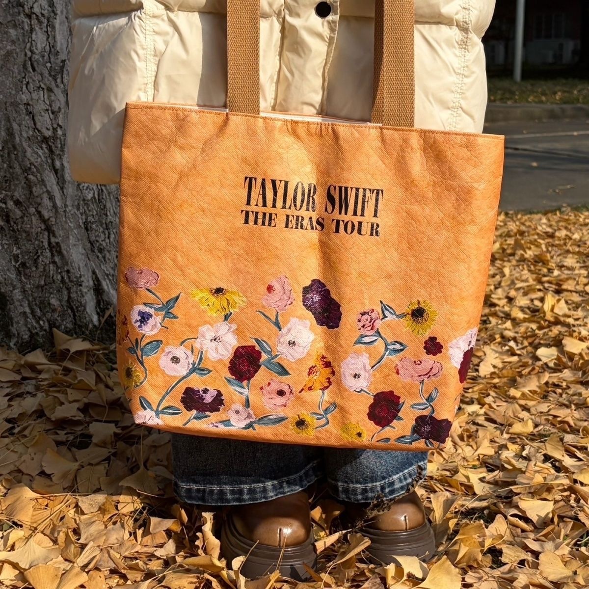 Eras Tour Flowers Tote Bag