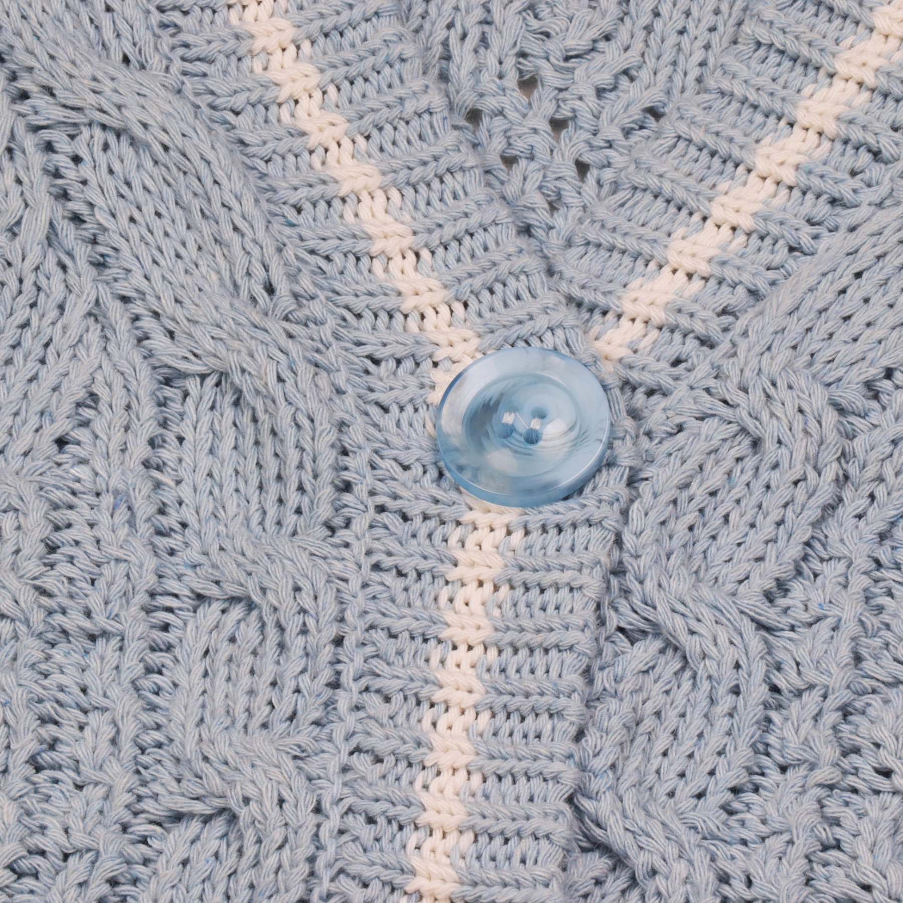 1989 Inspired Blue & Cream Cardigan