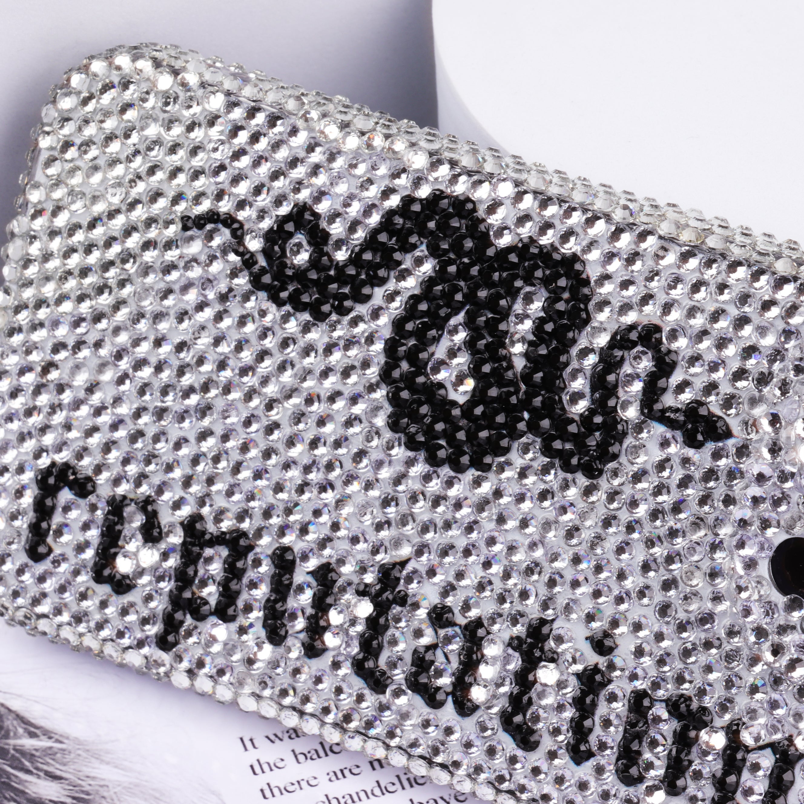 REP Snake Rhinestone Phone Case