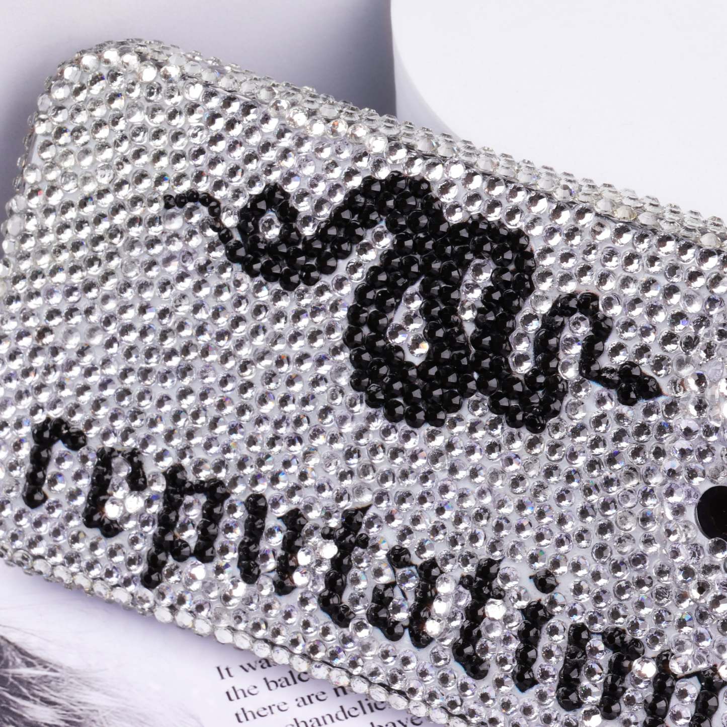 REP Snake Rhinestone Phone Case
