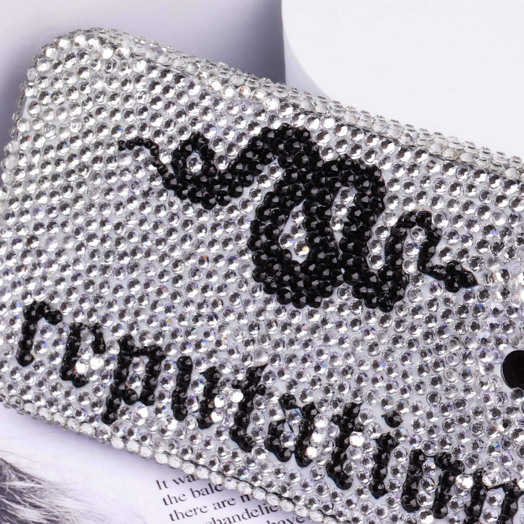 REP Snake Rhinestone Phone Case