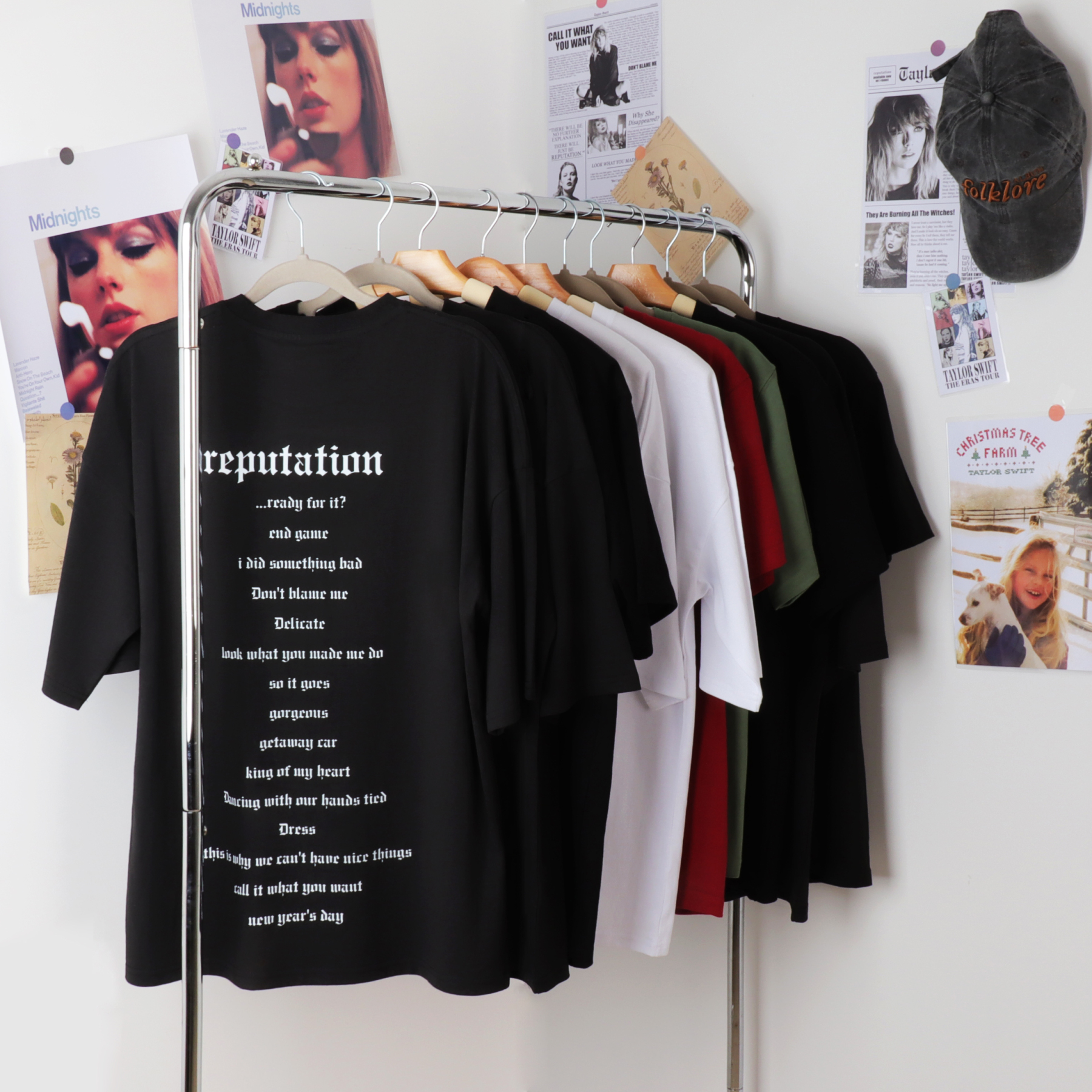 Reputation Album Song Graphic Tee