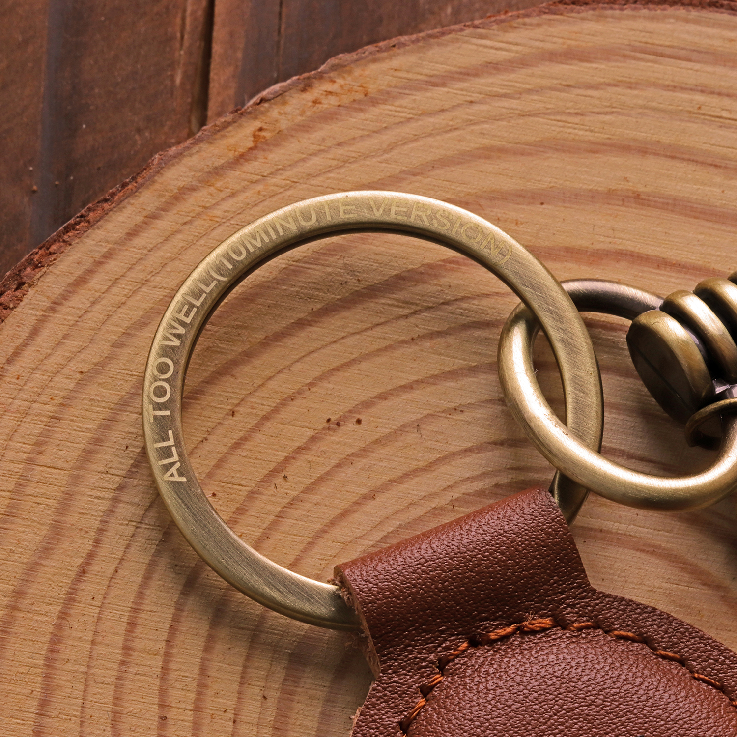 F*ck The Patriarchy Leather Keychain