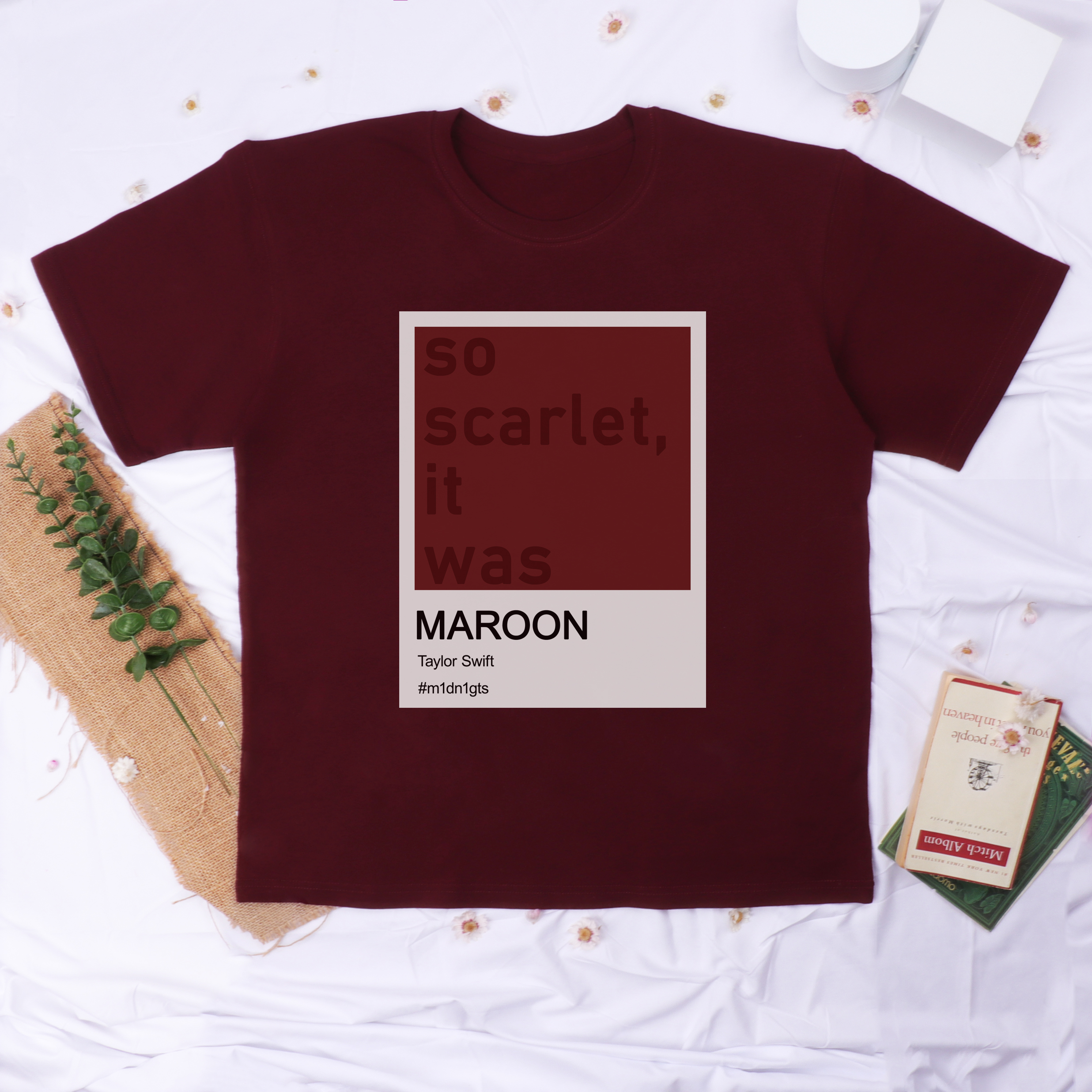 Maroon Graphic Tee