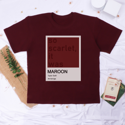 Maroon Graphic Tee
