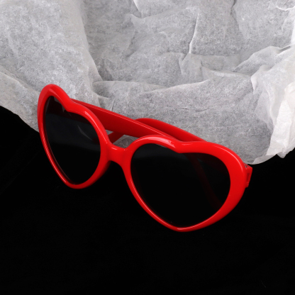 Red 22 Heart Glasses