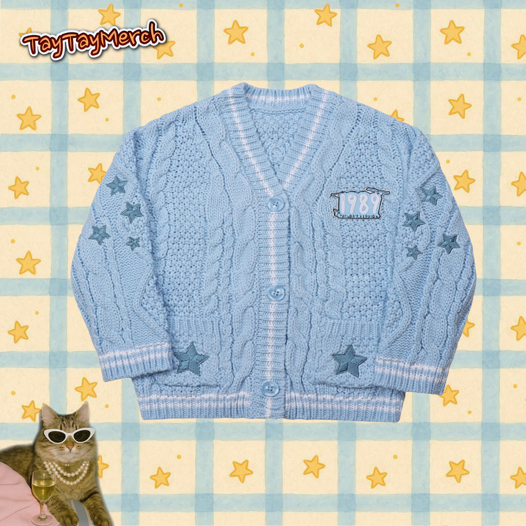 1989 Baby Blue Cardigan