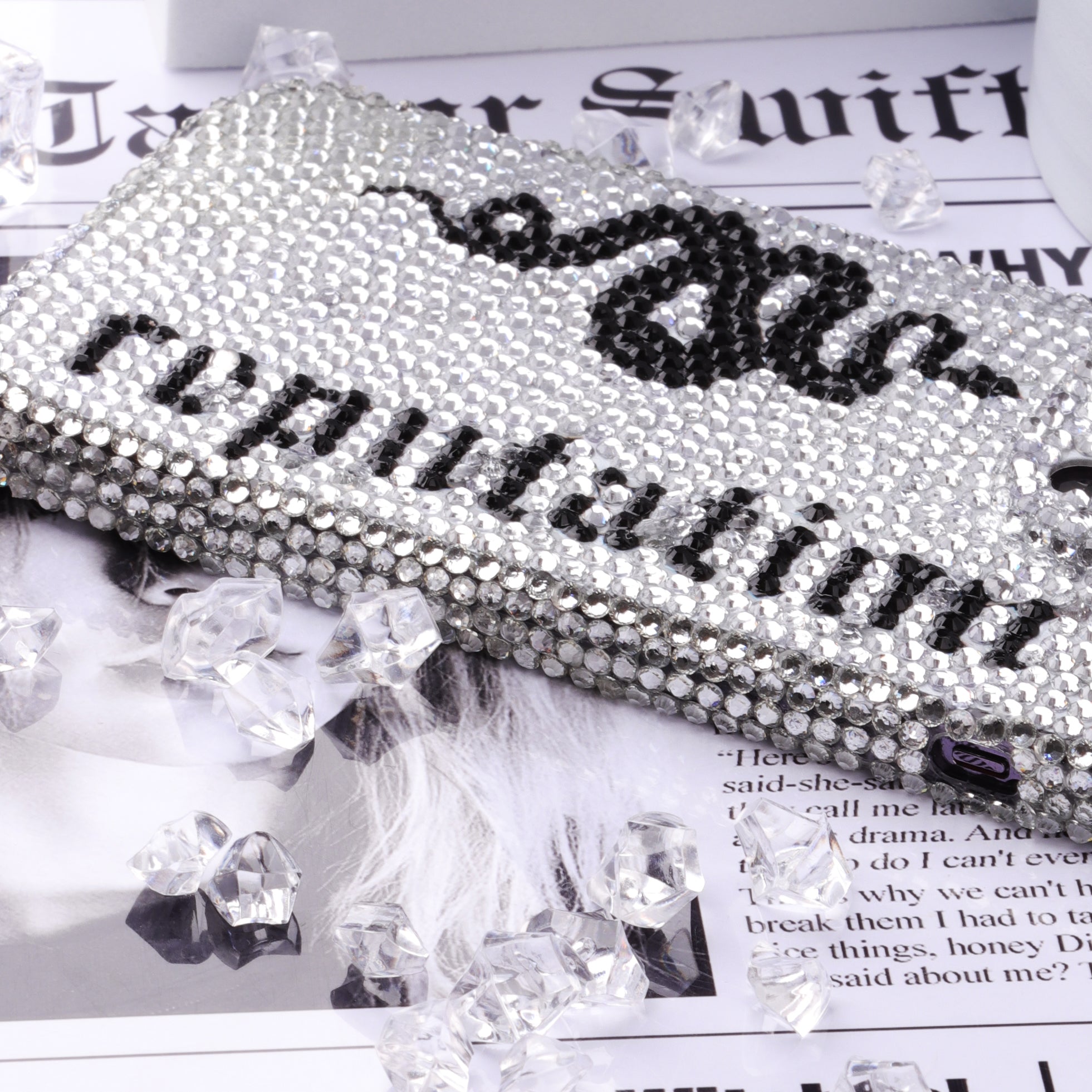 REP Snake Rhinestone Phone Case