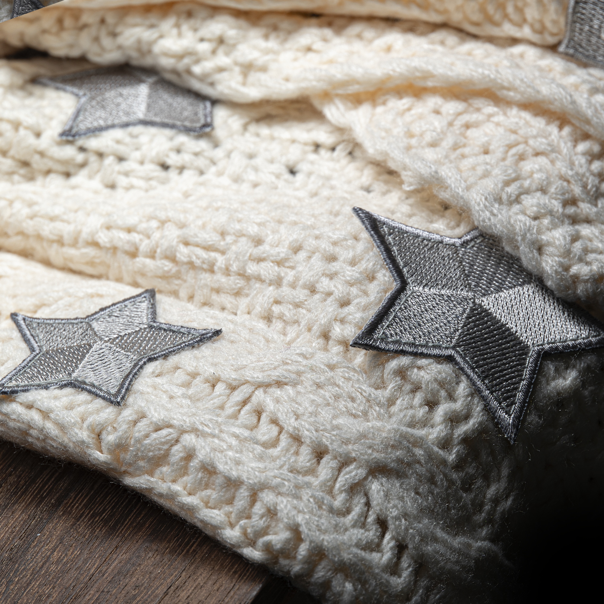 Folklore Inspired White Scarf