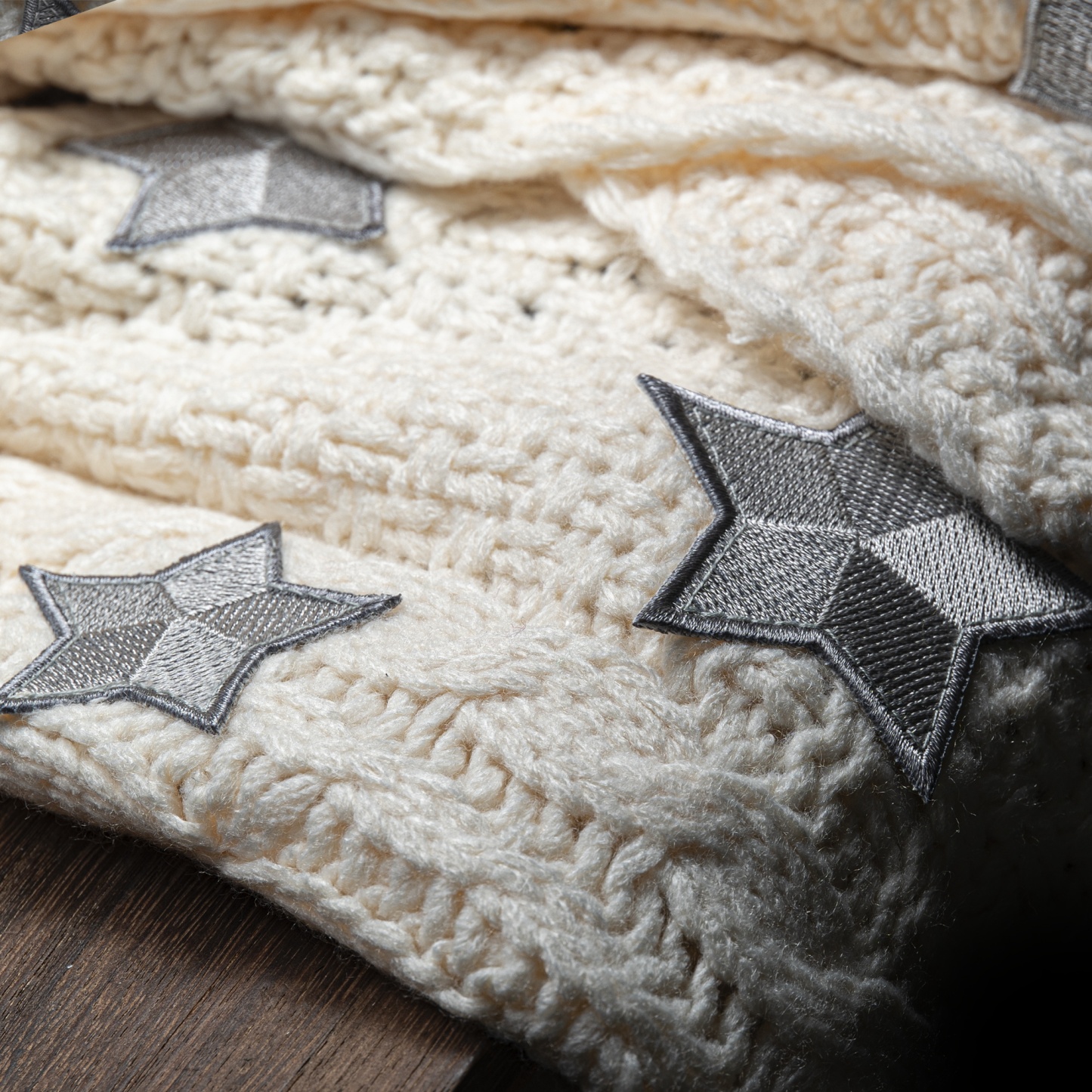 Folklore Inspired White Scarf