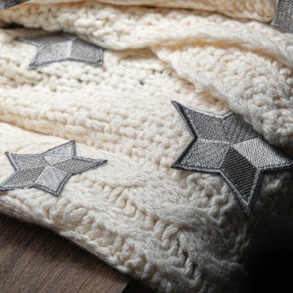 Folklore Inspired White Scarf