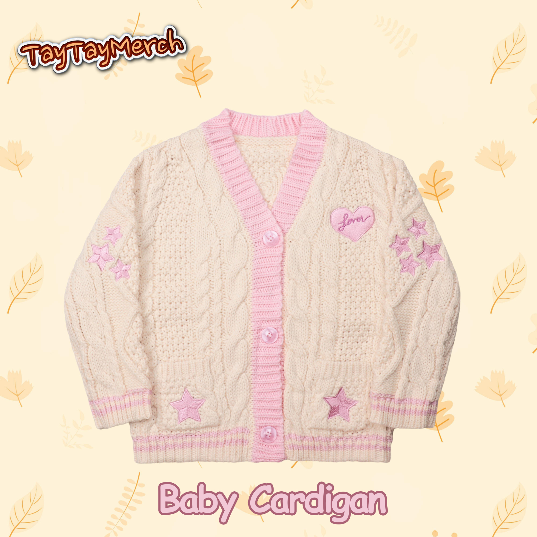 Lover Baby Cream Cardigan