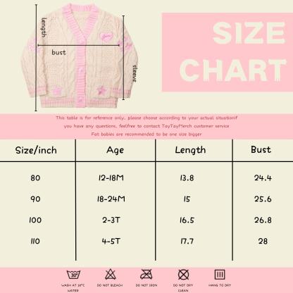 Lover Baby Cream Cardigan