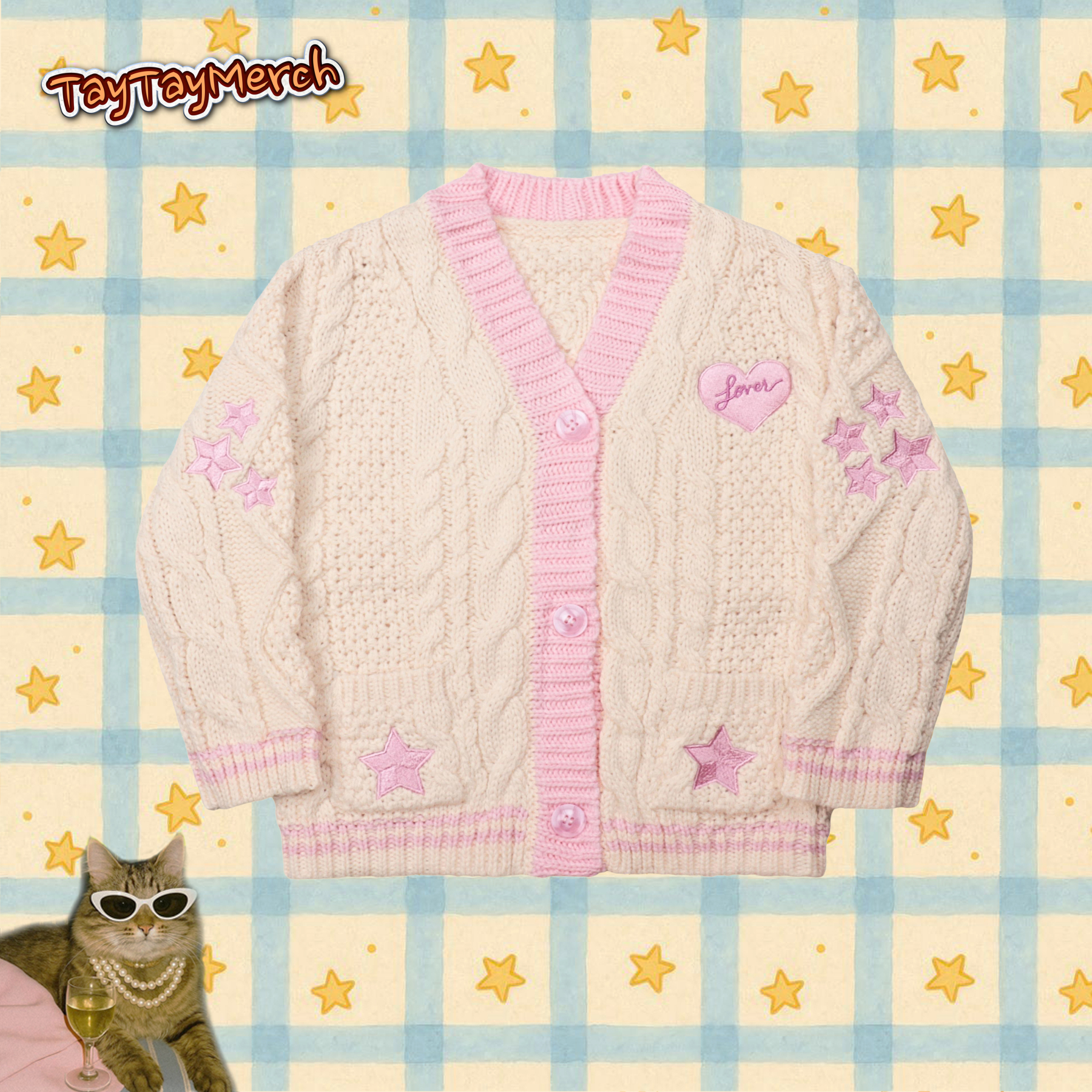Lover Baby Cream Cardigan