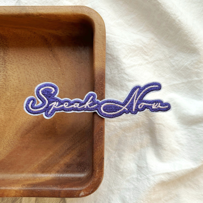 Speak Now Inspired Patch