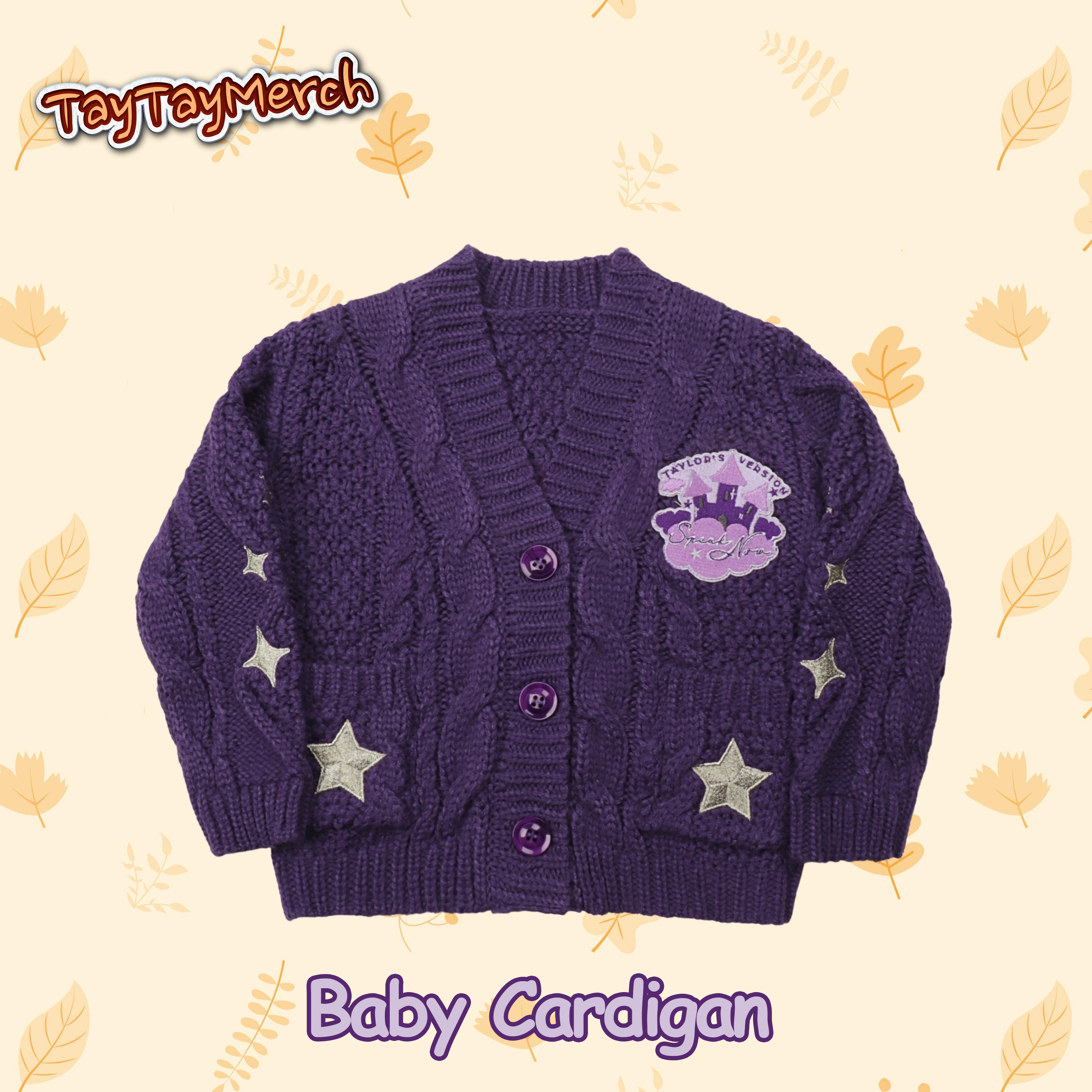 Speak Now Baby Purple Cardigan