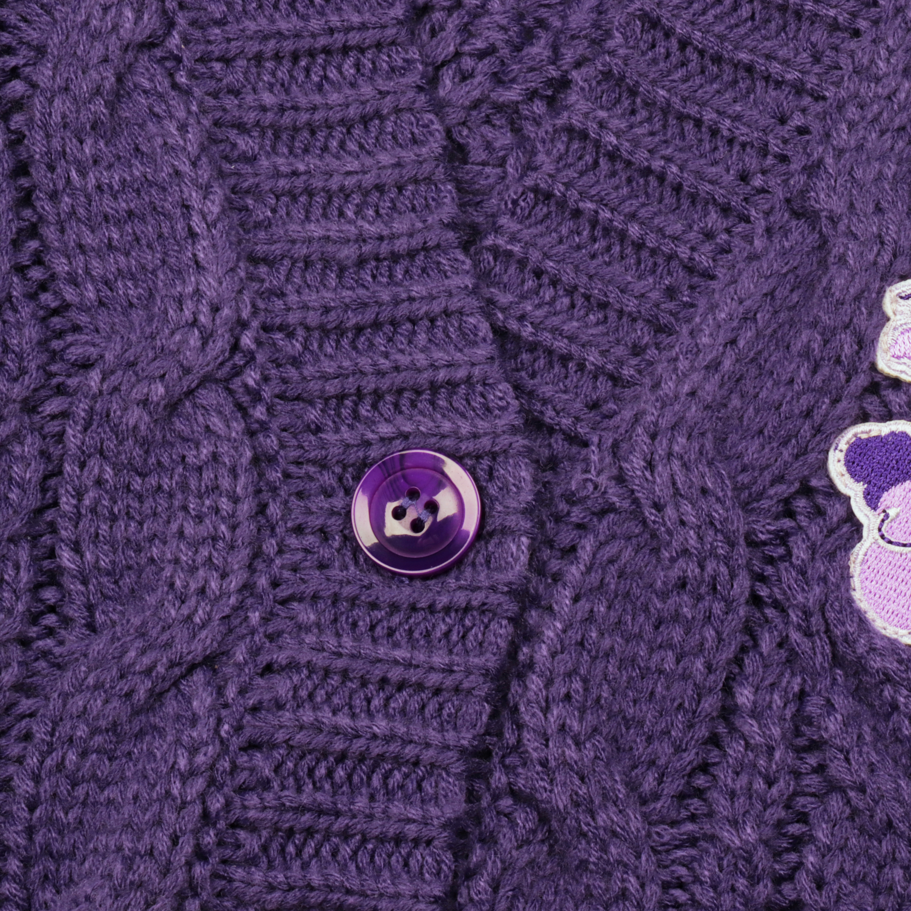 Speak Now Baby Purple Cardigan