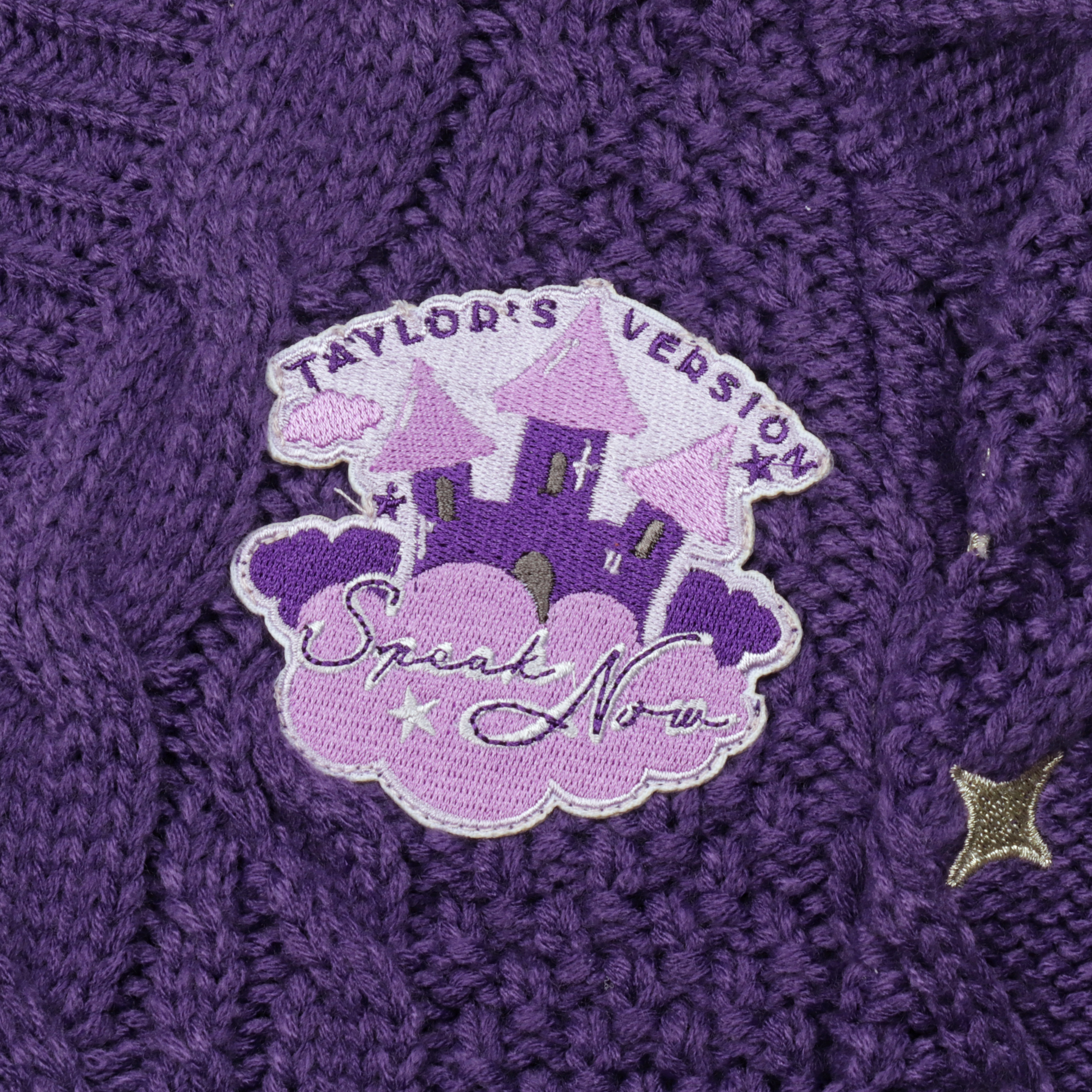 Speak Now Baby Purple Cardigan