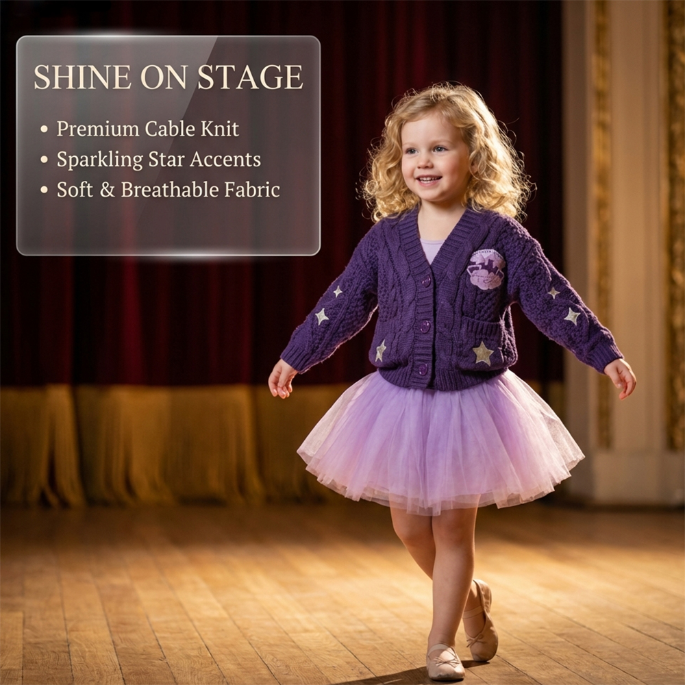 Speak Now Baby Purple Cardigan