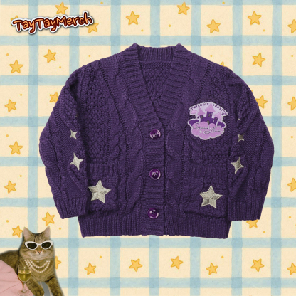 Speak Now Baby Purple Cardigan