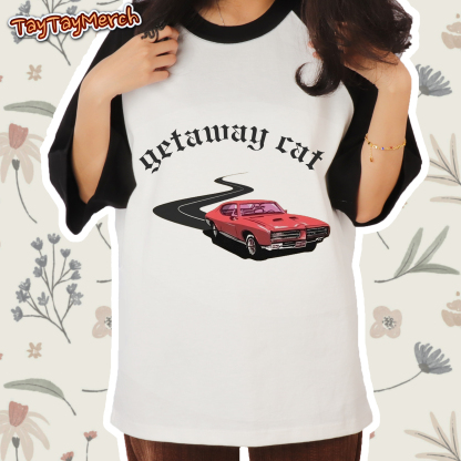 Getaway Car Raglan Tee